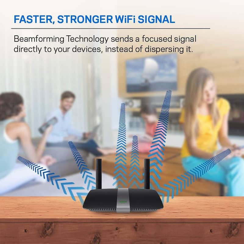 Linksys EA6350 Dual-Band Wi-Fi Router (AC1200 Fast Wireless) 3