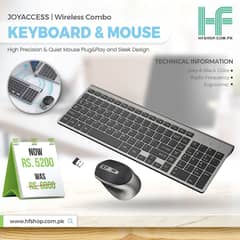 J JOYACCESS Cordless Keyboard And Mouse