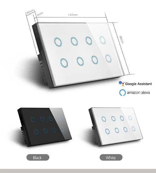 8 Gang smart switch (WiFi) 4