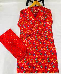 2 piece stitched dresses lawn fabric