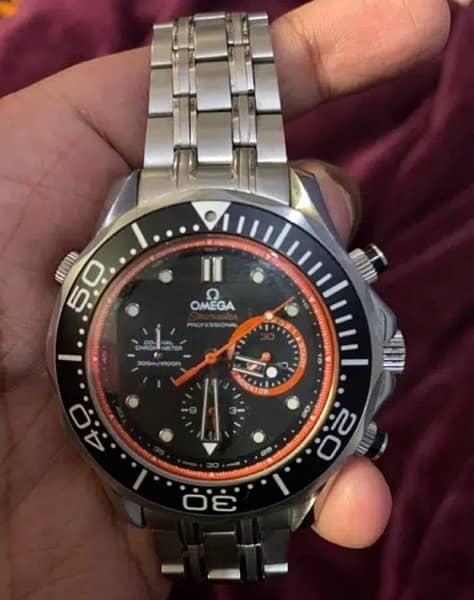 Omega Seamaster Diver ETNZ Limited Edition Watch. 0