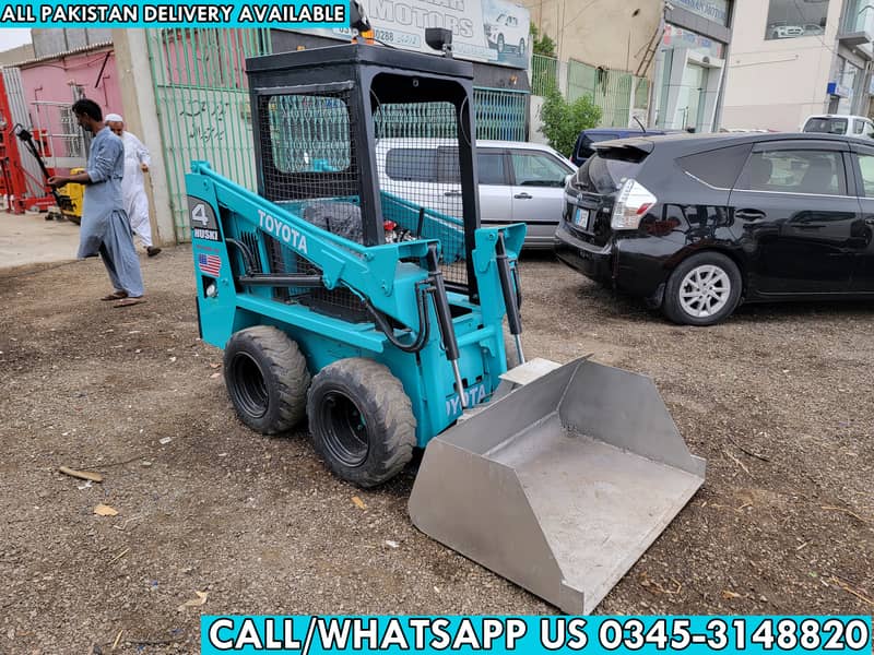 TOYOTA SDK4 Bobcat Skid Steer Mini Wheel Loader for Sale in Karachi PK 1