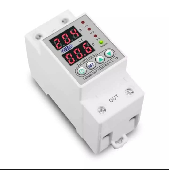 63A 230V Adjustable Over And Under Voltage Protector Relay 1