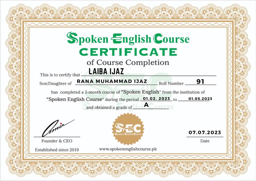 Spoken English Course || Learn English Language || Online English Clas 1