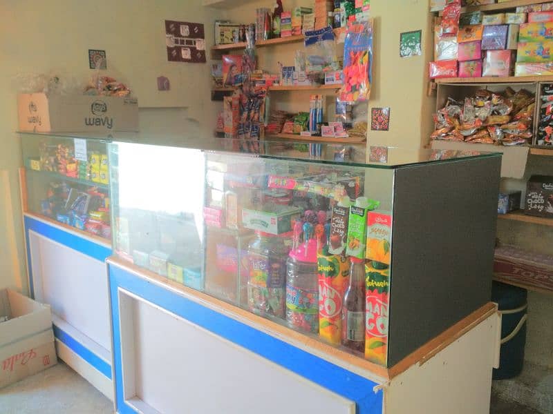 Glass Counter Showcase Mobile Shop and General Store in Good Condition 2