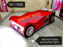car bed 6 feet x 3 feet size (kinderz wood)