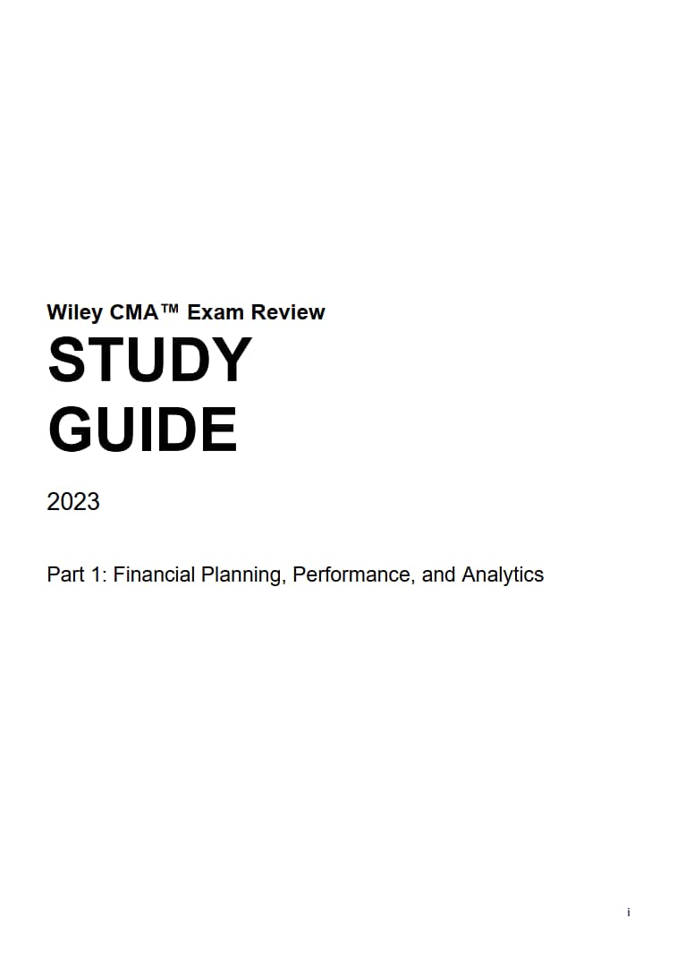 Wiley CMA (USA) 2023 ebooks ,Flash Cards and Videos available now. 0