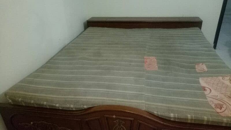 king Bed  with mattress 4