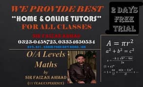 We Provide Best Home and online Tutors for all Classes