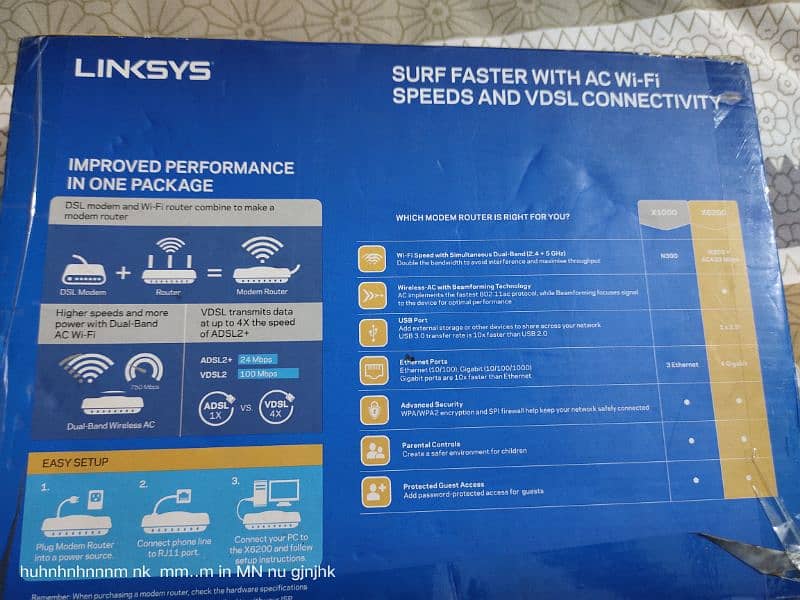 linksys Modem and Router 6