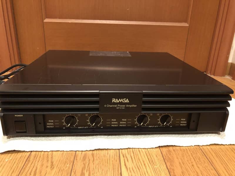 Ramsa 4 ch power amplifier 0