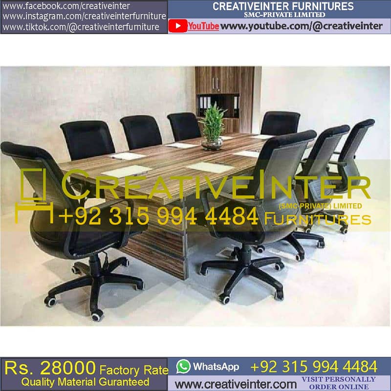 Office Conference Table Meeting Desk Workstation Chair Computer 13