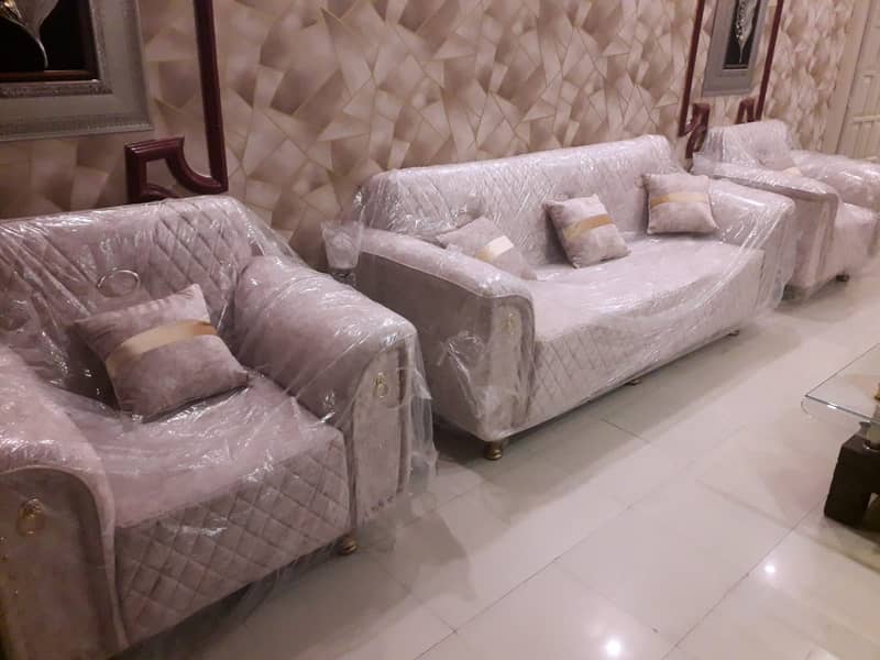 FIVE SEATERS SOFA SET TURKISH CLOTH 3