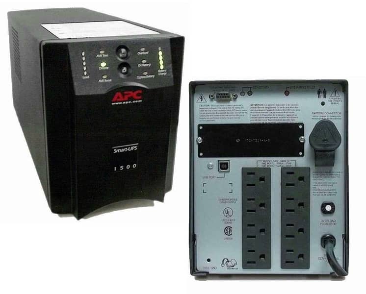 APC 1500VA  1000 watt UPS Battery Backup Tower USB 0