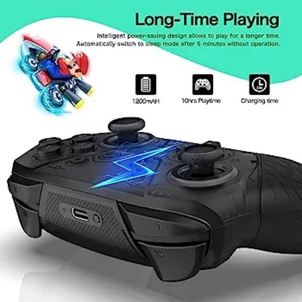 Compatible with Switch Pro Controller for Switch Lite/OLED/PC 4