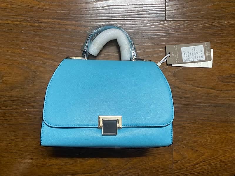 imported brand new tagged blue hand bag for sale 2