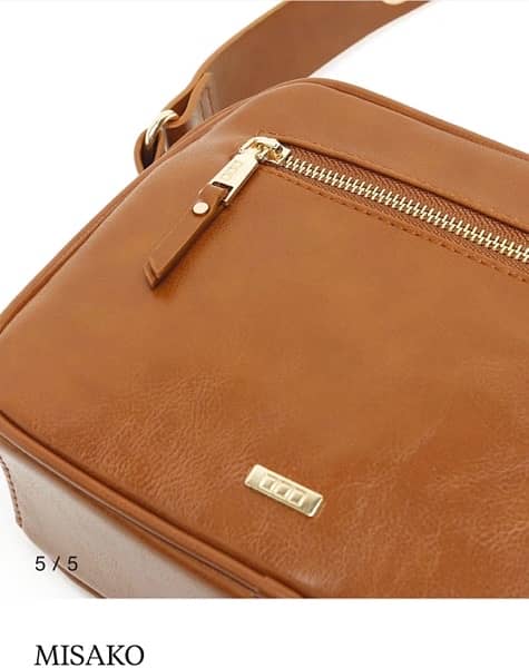 imported camel brown cross body brand new tagged bag for sale 0