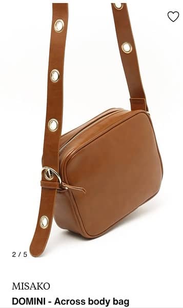 imported camel brown cross body brand new tagged bag for sale 2