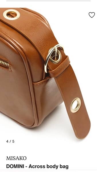 imported camel brown cross body brand new tagged bag for sale 4