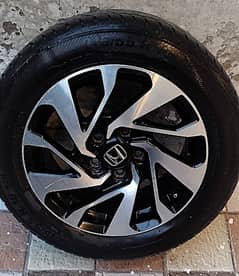 original Honda civic X alloy rims and tyre