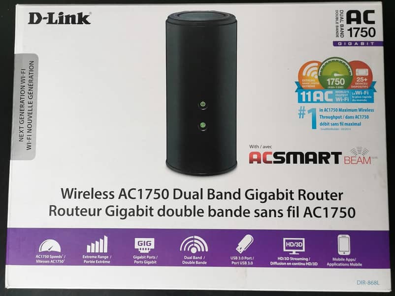 D-Link Wireless AC Smartbeam 1750 Mbps Dual-Band 3