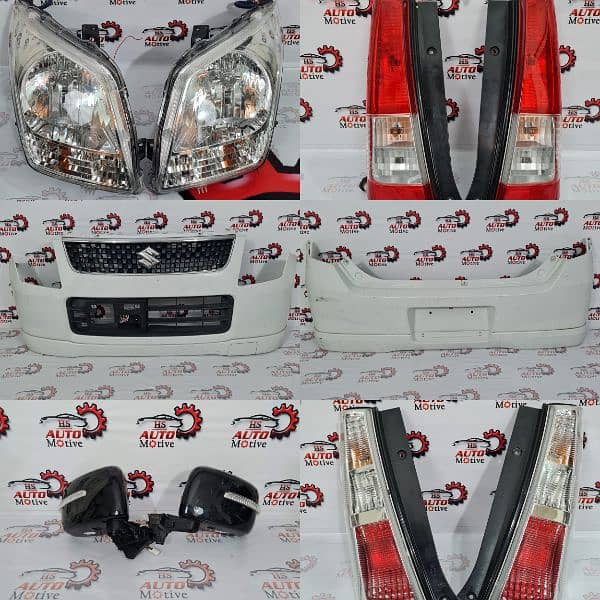 Suzuki Wagon R WagonR / Mazda Flair Front/Back Bumper Head/Tail Light 0