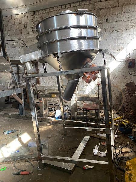 linear and round vibro sifter powder screener 0