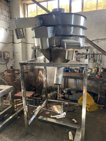 linear and round vibro sifter powder screener 1