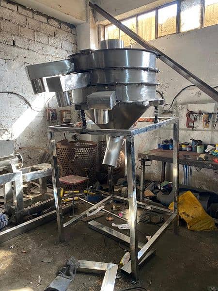 linear and round vibro sifter powder screener 2