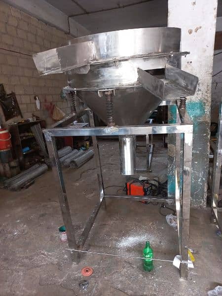 linear and round vibro sifter powder screener 7
