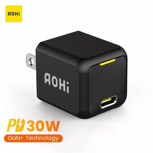 AOHI Magcube 30W GaN+ PD Charger iPhone 14 Pro Max Samsung S23 S22 1