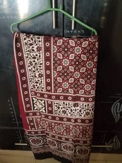 New hand made sindhi Ajrak (shawl )