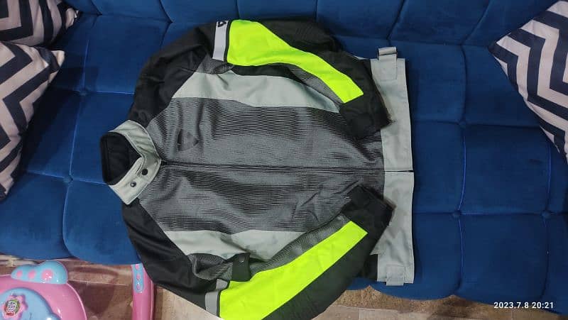 motorbike touring waterproof padded jacket 0