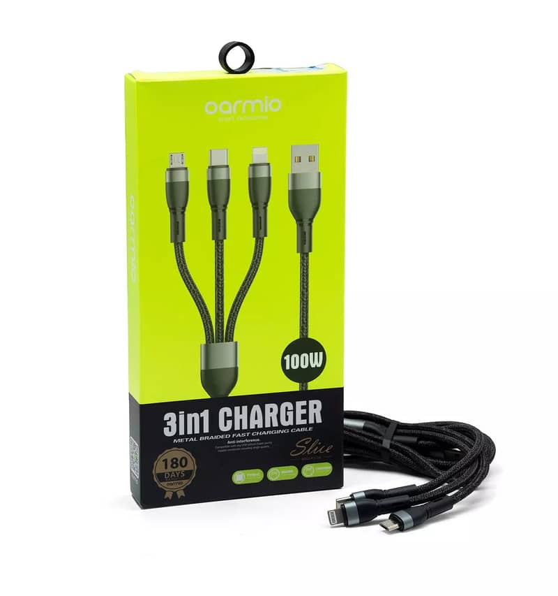 3 in 1 Fast Charging Cables 0