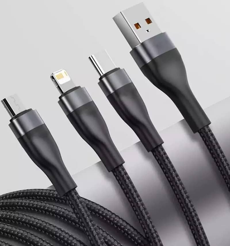 3 in 1 Fast Charging Cables 2