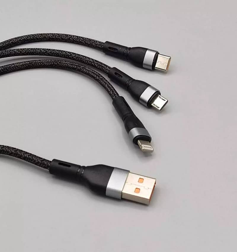 3 in 1 Fast Charging Cables 3