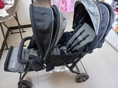 Safety First Teamy Double Light and Compact Twin Stroller 0
