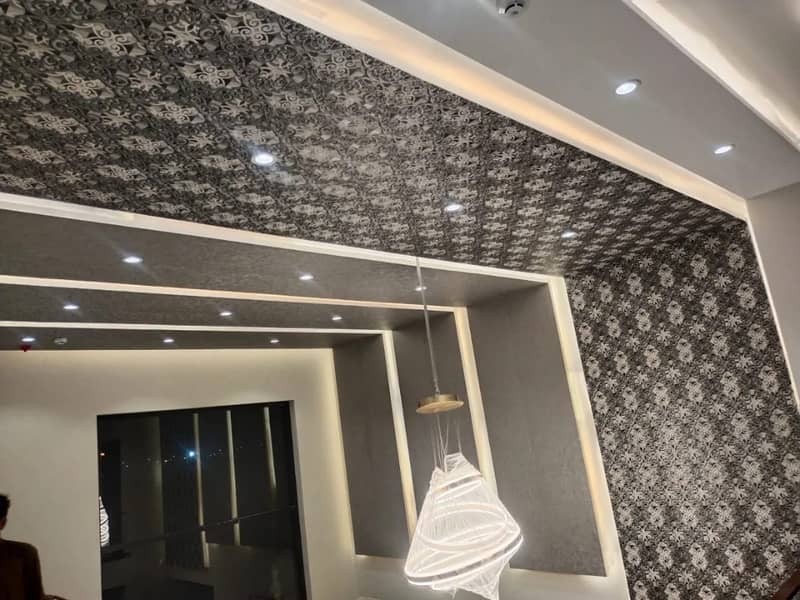 Pvc wallpaper Pvc Wall Panel Pvc Vinyl flooring & Wooden floor 5