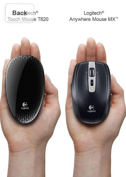 Logitech Touch Mouse T620 with Full Touch Surface for Windows 8 - 3