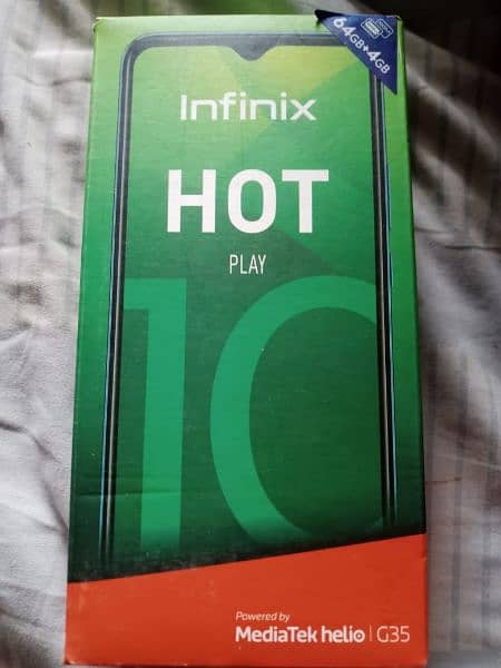 Infinix hot 10 play 4/64 y 3