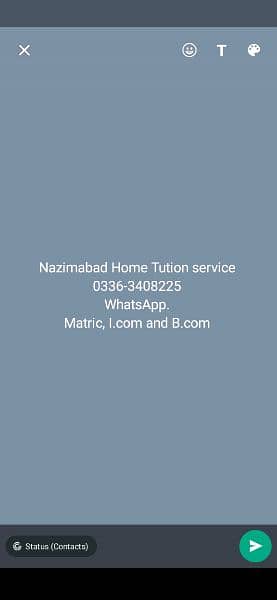 Home Tutor secondary to B. com 0