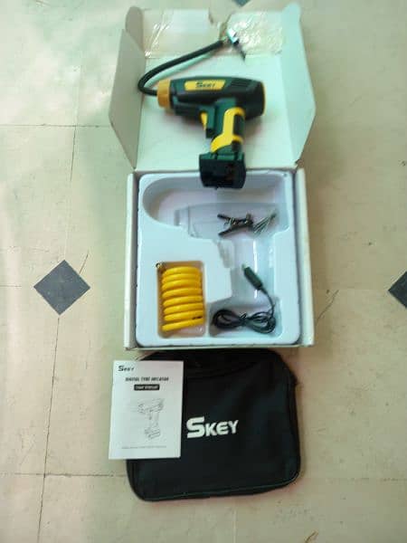 SKEY Air Compressor Tire inflator Handheld Electric with out battery ۔ 2