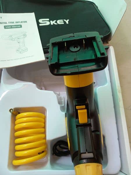 SKEY Air Compressor Tire inflator Handheld Electric with out battery ۔ 8