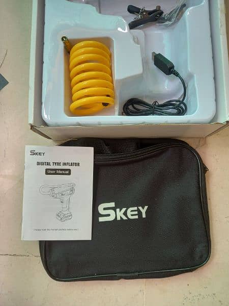 SKEY Air Compressor Tire inflator Handheld Electric with out battery ۔ 10