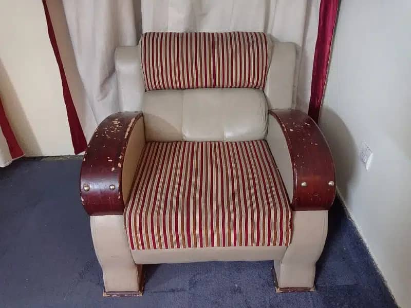 1 seater and 2 seater 3 seater Sofa for sale in good condition 1