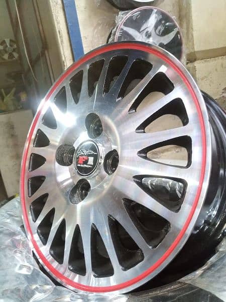 GENUINE ALLOY RIMS FOR EVERY, HEYJET AND NEW ALUTO, 4