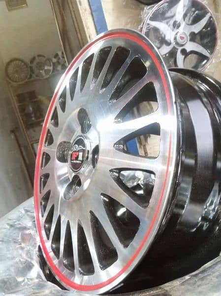 GENUINE ALLOY RIMS FOR EVERY, HEYJET AND NEW ALUTO, 5