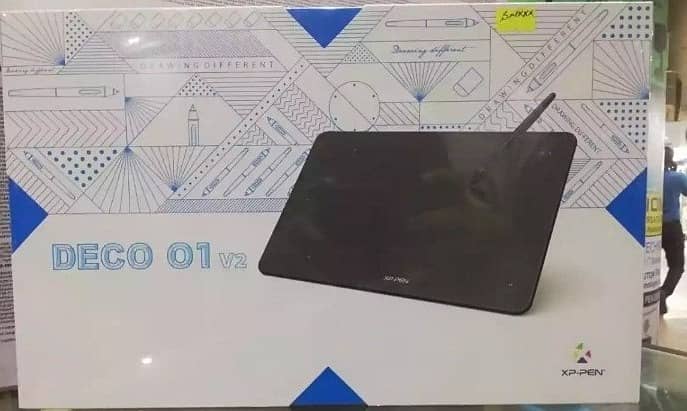 XP-Pen Deco 01 V2 10 Drawing Tablet Graphics Digital Tablet Tilt Andro 1
