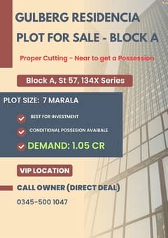 7 Marla plot for sale