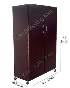 Fixed price 6x4 feet 16 in depth wooden sheet cupboard wardrobe